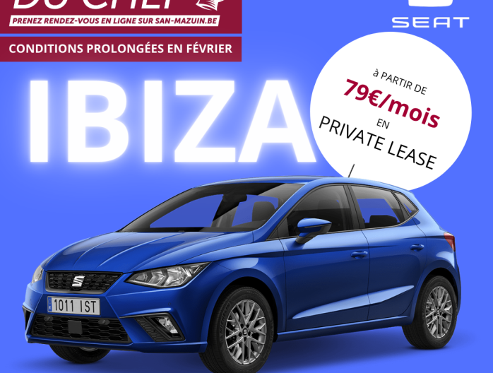 Conditions salon prolongations Private Lease SAN Mazuin SEAT Ibiza
